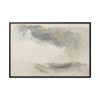 88289-211.jpg Clouds, Rain and Waves With Washes of Grey and Blue Framed Canvas
