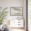 88289-213.jpg Clouds, Rain and Waves With Washes of Grey and Blue Framed Canvas