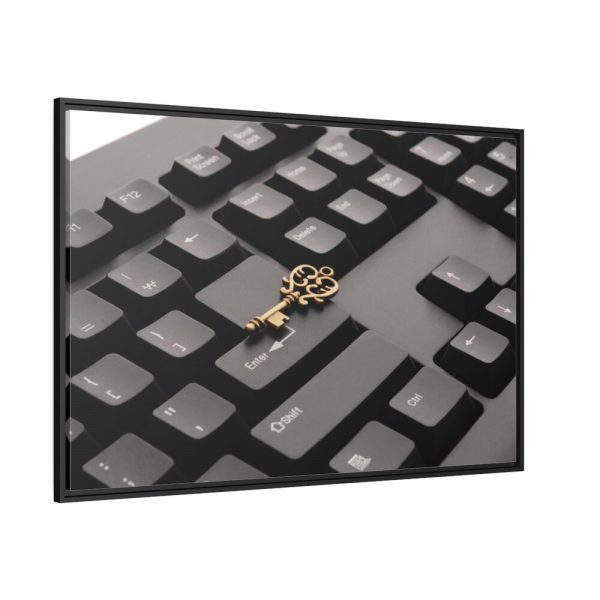 88289-220.jpg Key to Success Framed Canvas