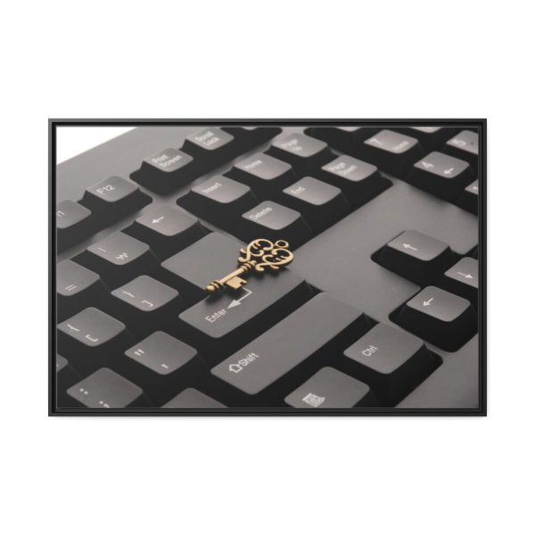 88289-221.jpg Key to Success Framed Canvas