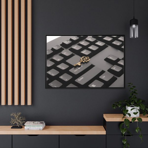 88289-224.jpg Key to Success Framed Canvas