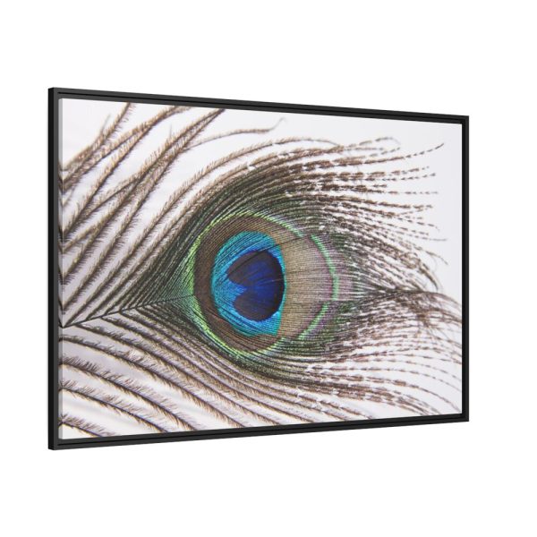 88289-225.jpg Peacock Feather Framed Canvas