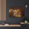 88289-244.jpg Tiger Roaring Framed Canvas