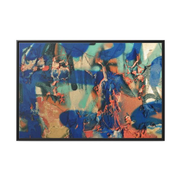 88289-251.jpg Colorful Textured Wall Framed Canvas
