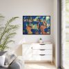 88289-253.jpg Colorful Textured Wall Framed Canvas