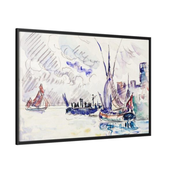 88289-260.jpg La Rochelle by Paul Signac Framed Canvas