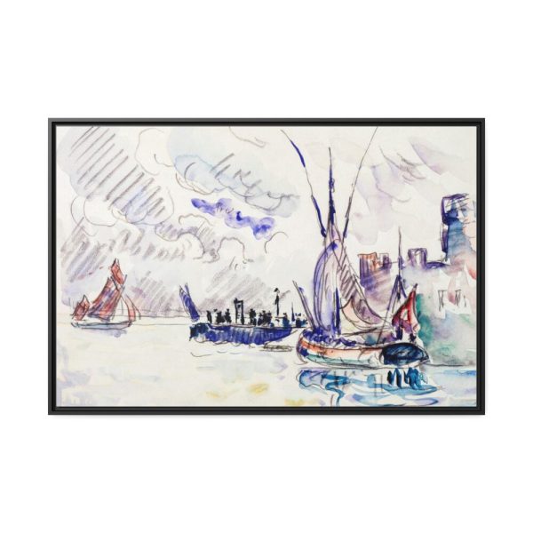 88289-261.jpg La Rochelle by Paul Signac Framed Canvas