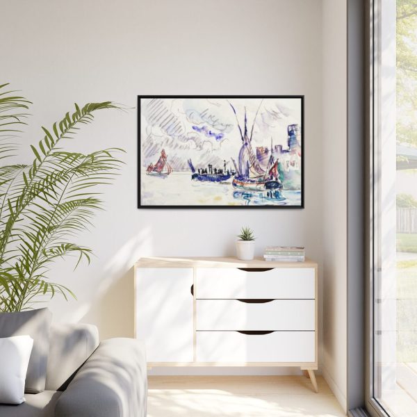 88289-263.jpg La Rochelle by Paul Signac Framed Canvas