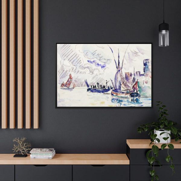 88289-264.jpg La Rochelle by Paul Signac Framed Canvas