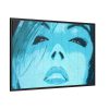 88289-270.jpg Blue Womans Face Framed Canvas
