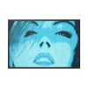 88289-271.jpg Blue Womans Face Framed Canvas