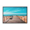 88289-281.jpg Boardwalk And Sky Framed Canvas