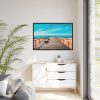 88289-283.jpg Boardwalk And Sky Framed Canvas