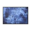 88289-291.jpg Blue Stripes With Blurred Texture Framed Canvas