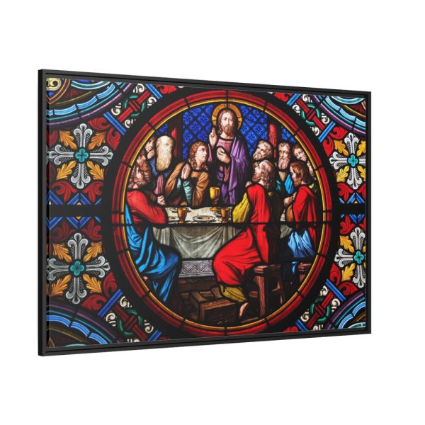 88289-300.jpg Last Supper Basel Basel Cathedral Framed Canvas