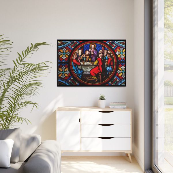88289-303.jpg Last Supper Basel Basel Cathedral Framed Canvas