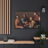 88289-309.jpg Supper at Emmaus Framed Canvas