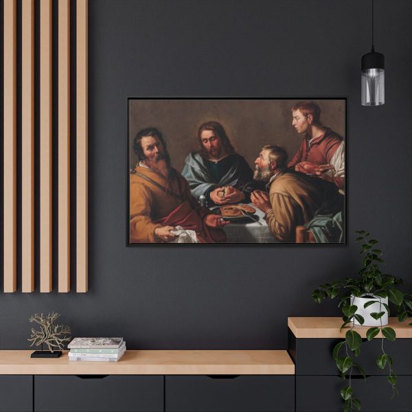 88289-309.jpg Supper at Emmaus Framed Canvas