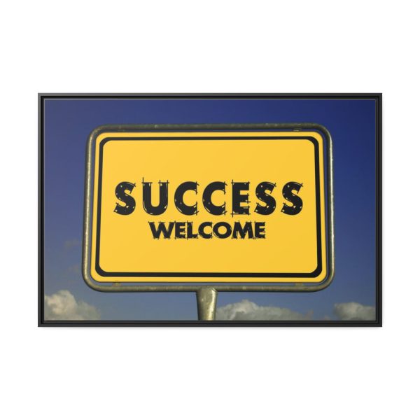 88289-31.jpg Success Welcome Invitation Framed Canvas