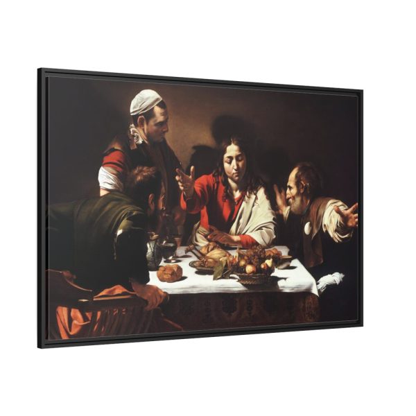 88289-310.jpg Supper at Emmaus Caravaggio Framed Canvas