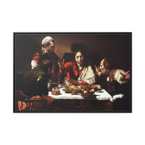 88289-311.jpg Supper at Emmaus Caravaggio Framed Canvas