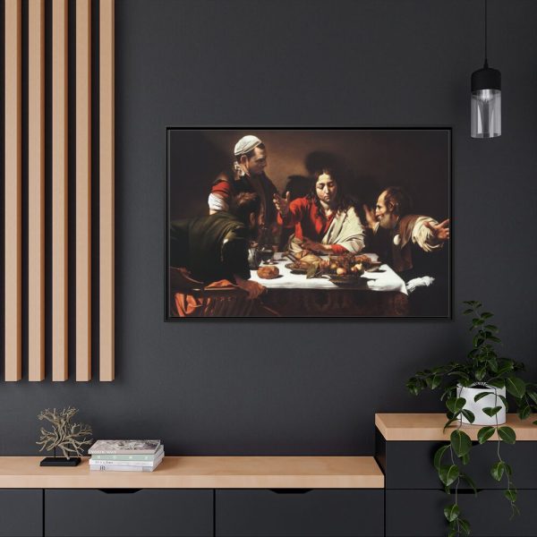 88289-314.jpg Supper at Emmaus Caravaggio Framed Canvas