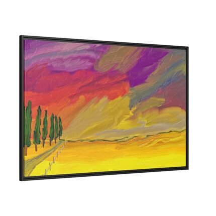Fantasy Color Painting Framed Canvas