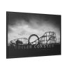 88289-325.jpg Amusement Park in Black and White Framed Canvas