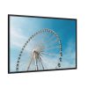 88289-335.jpg Large Ferris Wheel Against a Blue Sky Framed Canvas