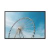 88289-336.jpg Large Ferris Wheel Against a Blue Sky Framed Canvas