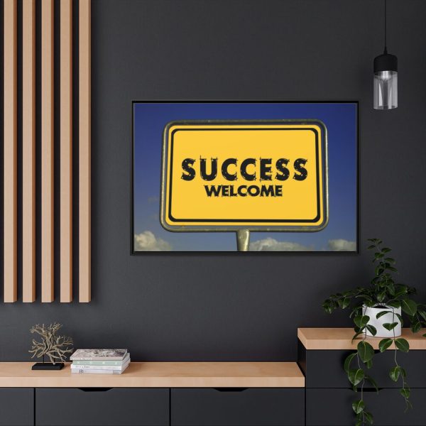 88289-34.jpg Success Welcome Invitation Framed Canvas