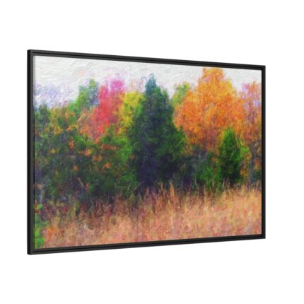 Autumn Landscape Framed Canvas