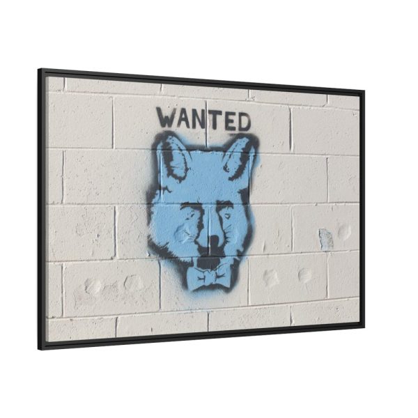 88289-345.jpg Graffiti Fox Framed Canvas