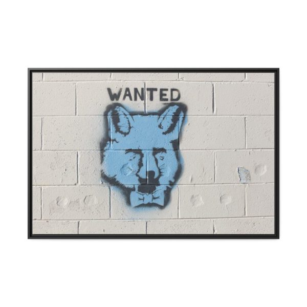 88289-346.jpg Graffiti Fox Framed Canvas