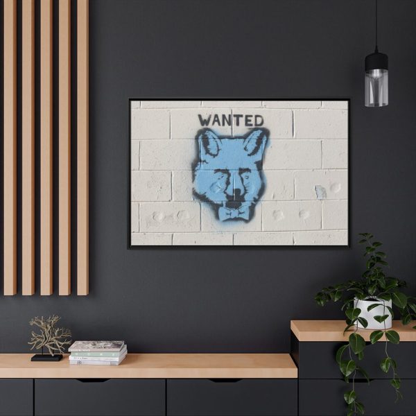 88289-349.jpg Graffiti Fox Framed Canvas