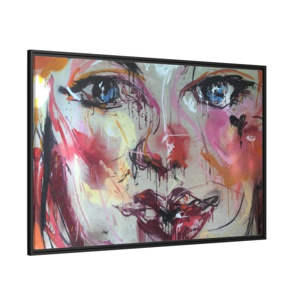 88289-350.jpg Face Painting Abstract Graffiti Framed Canvas