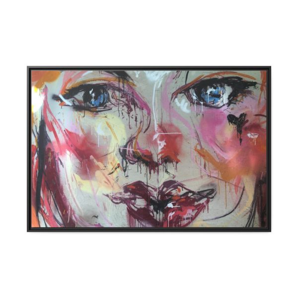 88289-351.jpg Face Painting Abstract Graffiti Framed Canvas