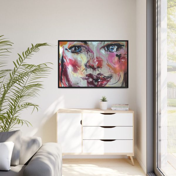 88289-353.jpg Face Painting Abstract Graffiti Framed Canvas