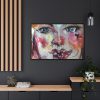 88289-354.jpg Face Painting Abstract Graffiti Framed Canvas