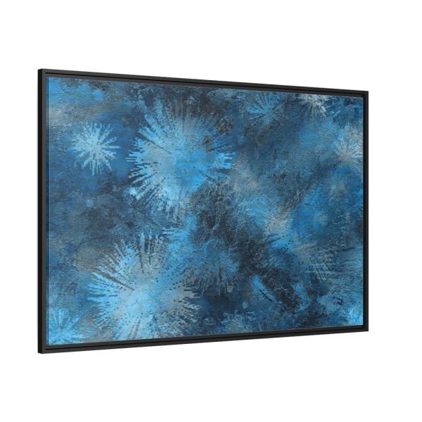 88289-356.jpg Аrt Painting Blue Blob Framed Canvas