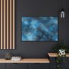 88289-359.jpg Аrt Painting Blue Blob Framed Canvas