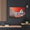 88289-369.jpg Mars Mission Illustrated by Les Bossinas Framed Canvas