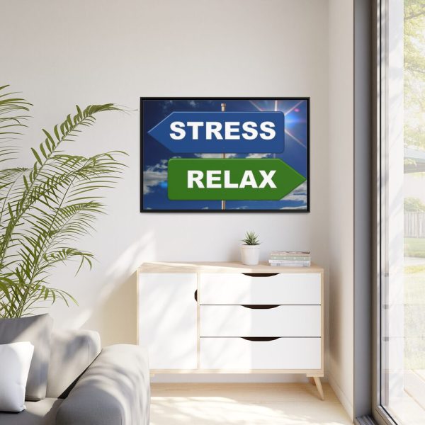 88289-38.jpg Stress Relax Voltage Framed Canvas
