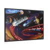 88289-380.jpg Roller Coaster in Space Framed Canvas