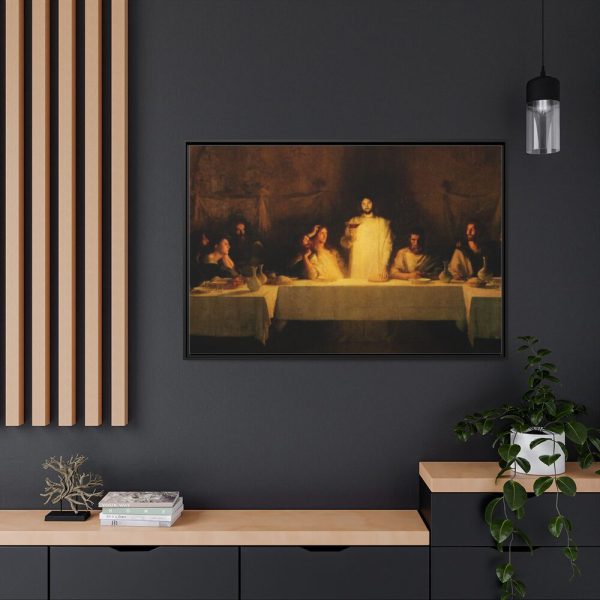 88289-389.jpg Bouveret Last Supper Framed Canvas