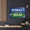 88289-39.jpg Stress Relax Voltage Framed Canvas