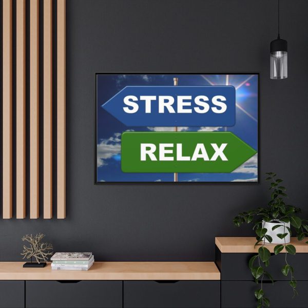 88289-39.jpg Stress Relax Voltage Framed Canvas