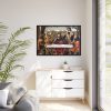 88289-393.jpg Marziale Christus in Emmaus Anagoria Framed Canvas