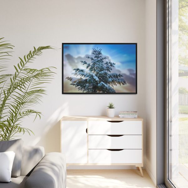 88289-398.jpg Frozen Tree Framed Canvas