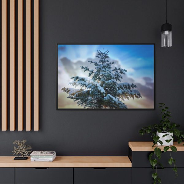 88289-399.jpg Frozen Tree Framed Canvas